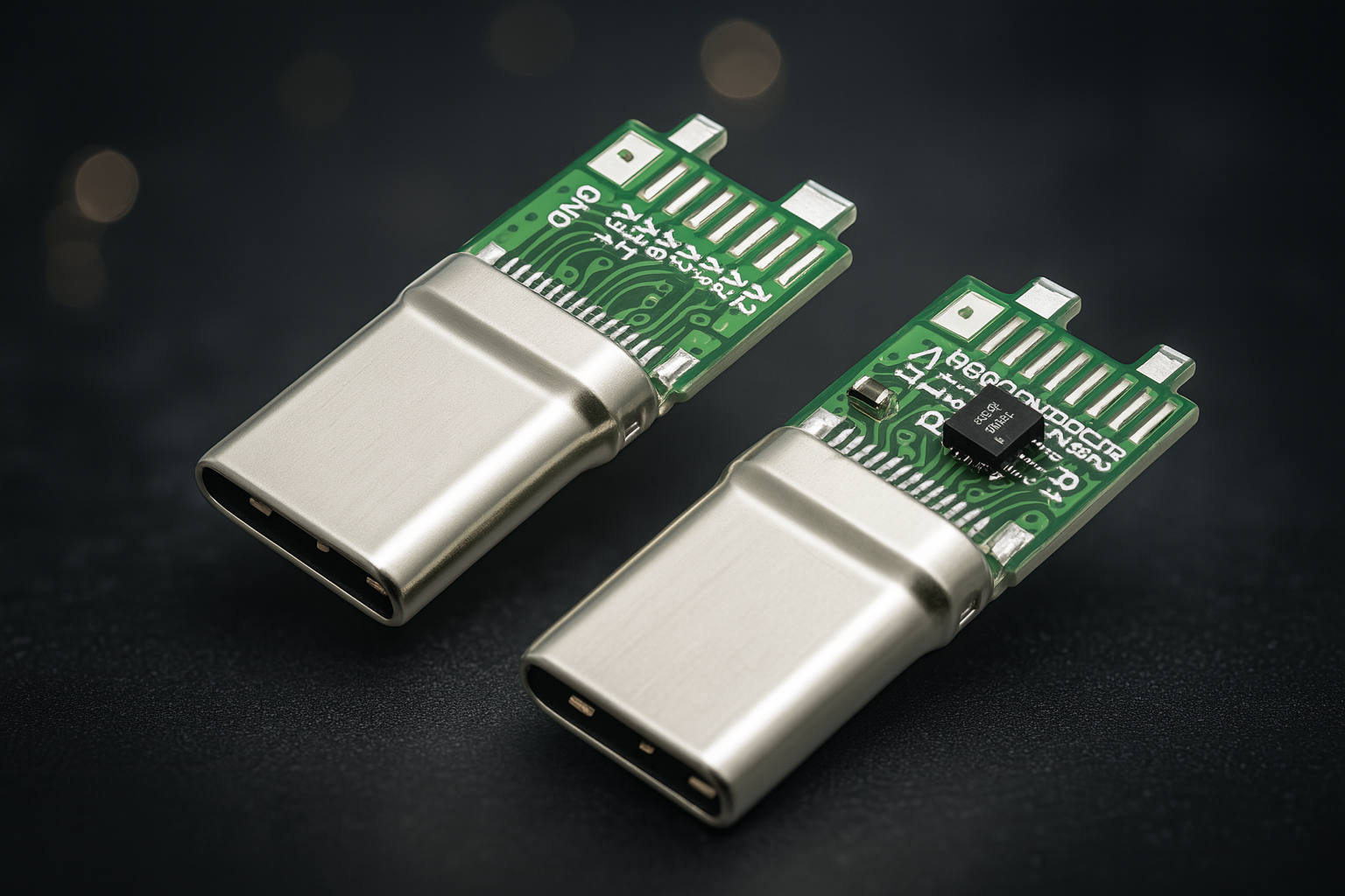 USB Type-C plug with eMarker IC